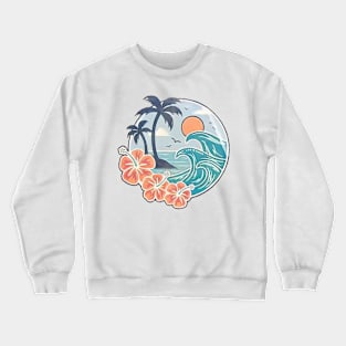 Big wave paradise Crewneck Sweatshirt